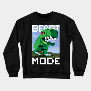 Beast Mode Dinosaur Crewneck Sweatshirt